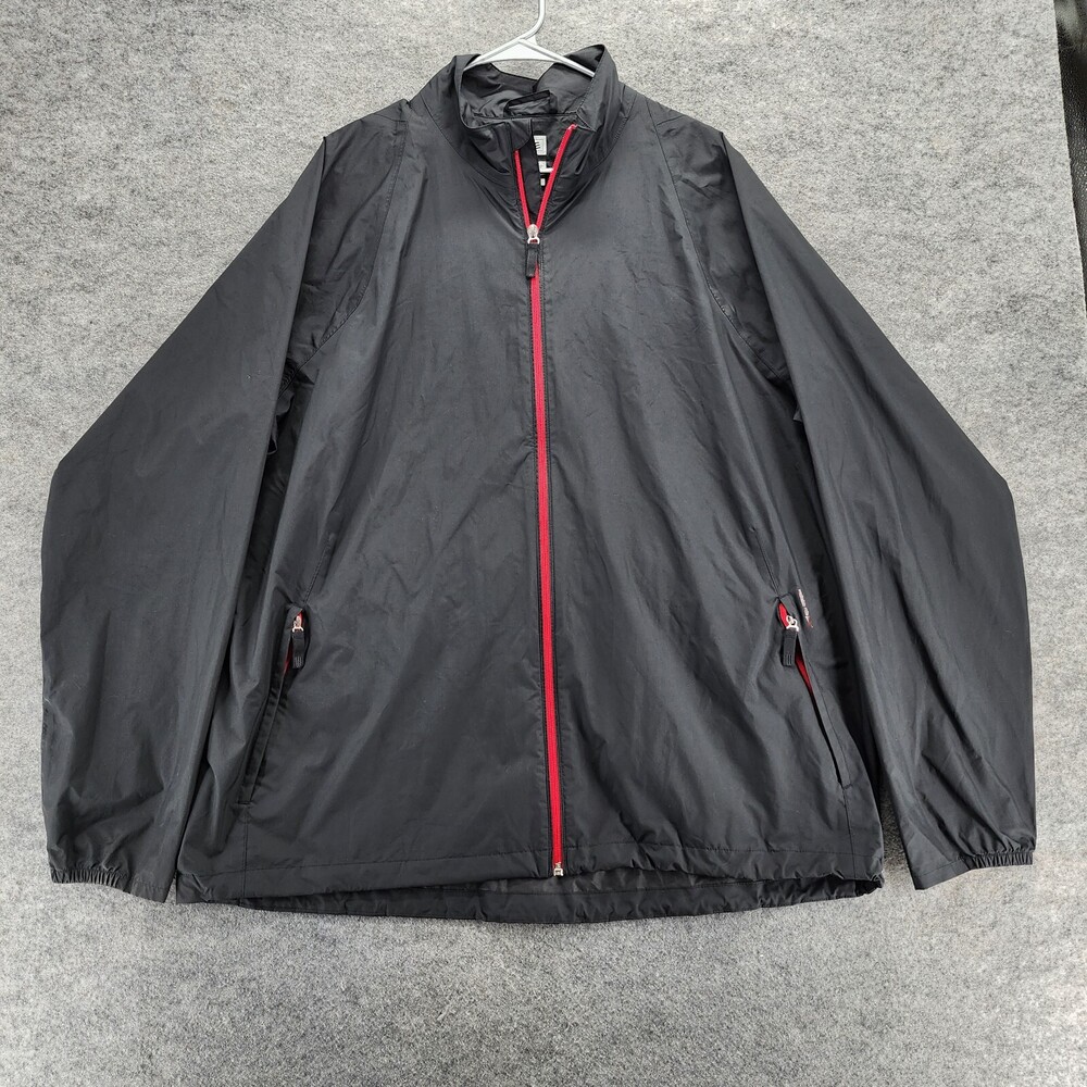 Adidas Climaproof Jacket Mens Extra Large Full Zip Long Sleeve Black